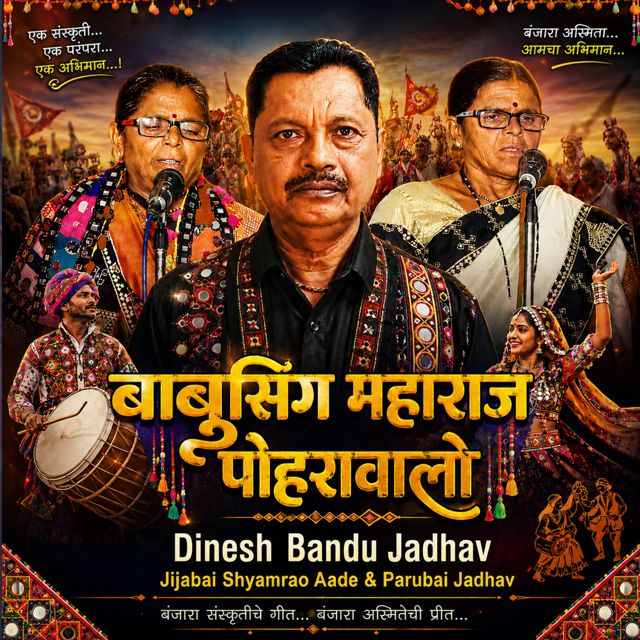 Dinesh Bandu Jadhav - 'Babusing Maharaj Pohrawalo (Live) (feat. Jijabai Shyamrao Aade & Parubai Jadhav)' [Ringtone]