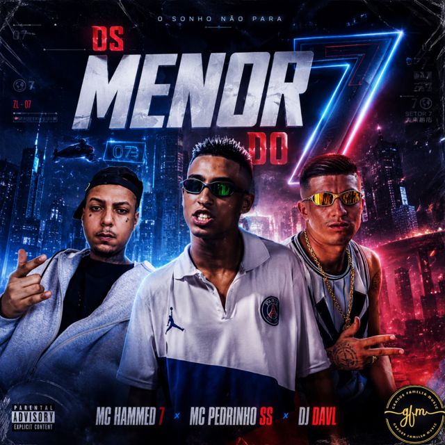 DJ DAVL - 'OS MENOR DO 7 (feat. Mc Hammed 7 & Mc Pedrinho ss)' [Ringtone]
