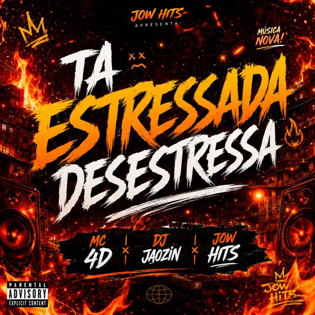 MC 4D - 'Ta estressada desestressa (feat. DJ JÃOZIN ZN & JOW HITS)' [Ringtone]