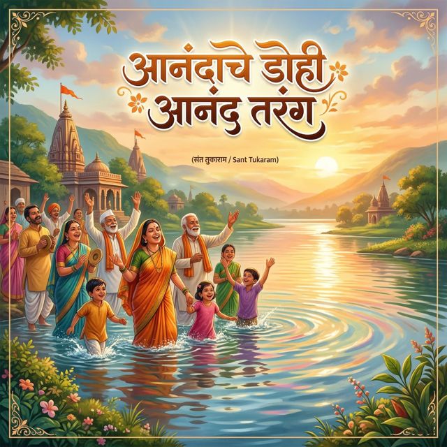 Sagar Mahajan SM - 'Aanandache Dohi Aanand Tarang (feat. Ashok Koli)' [Ringtone]