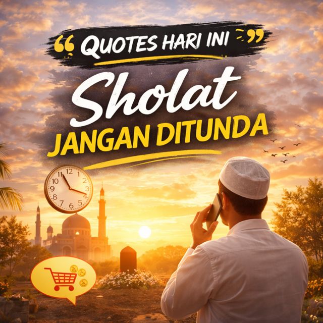Achmad Fikri Hakim - 'Quotes Hari Ini, Sholat Jangan Ditunda' [Ringtone]