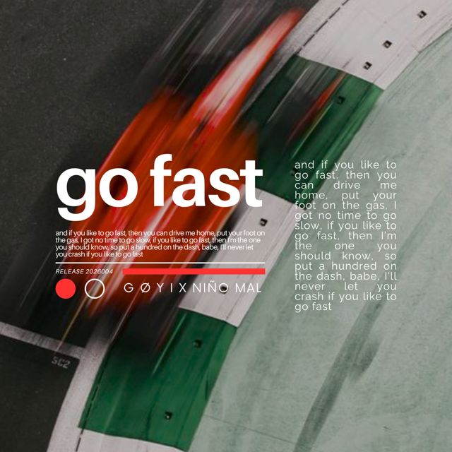 Goyi - 'Go Fast (feat. Nino Mal)' [Ringtone]