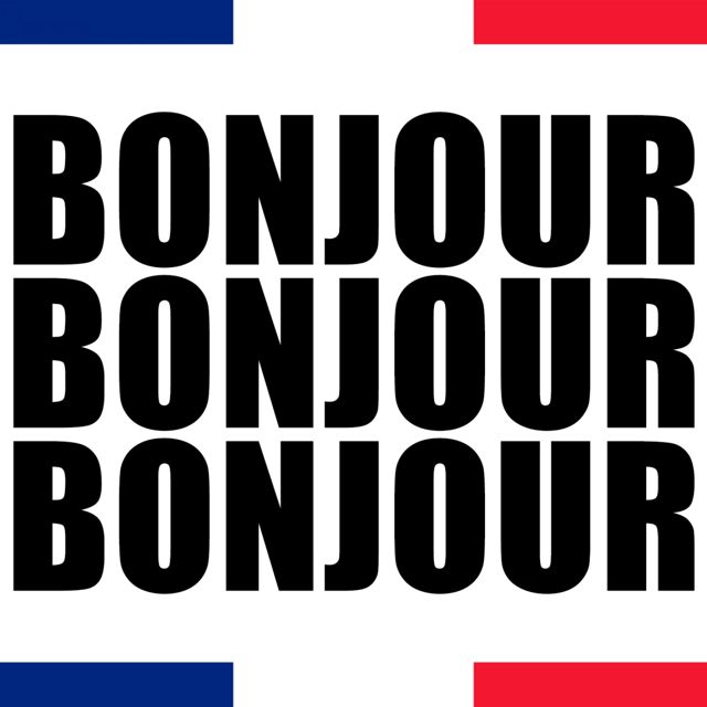 French Texte - 'Bonjour Bonjour Bonjour' [Ringtone]