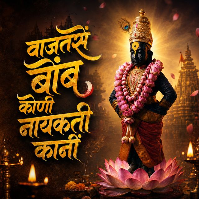 Sagar Mahajan - 'Vajatase Bomb Koni Nayakati Kaani (Abhang)' [Ringtone]