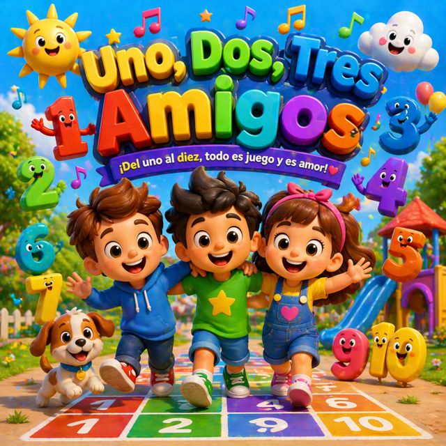 Mundo Infantil Del Saber - 'Uno, Dos, Tres Amigos' [Ringtone]