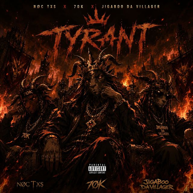 Nøc Txs - 'Tyrant (feat. 70K & Jigaboo Da Villager)' [Ringtone]