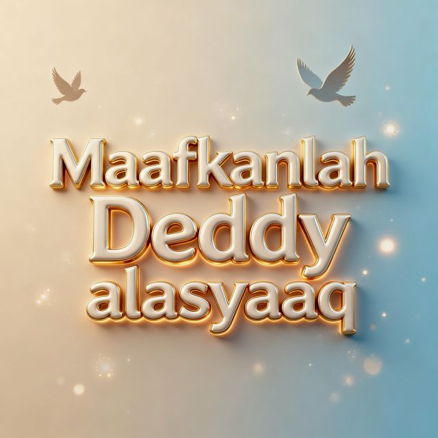 Deddy al asyaaQ - 'Maafkanlah' [Ringtone]