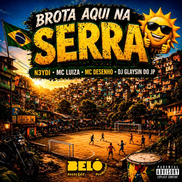MC DESENHO - 'Brota Aqui na Serra (feat. DJ GLAYSIN DO JP & Mc Luiza & N3YDI)' [Ringtone]