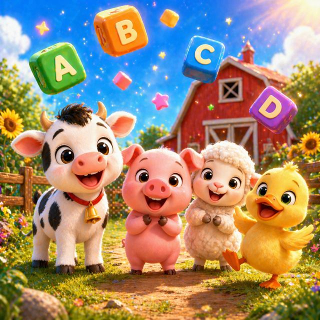 ABC Kid Tunes - 'Farm Friends Spell' [Ringtone]