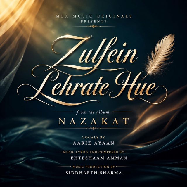 AARIZ AYAAN - 'Zulfein Lehrate Hue (Nazakat)' [Ringtone]