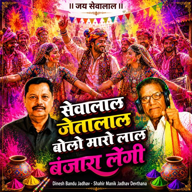 Dinesh Bandu Jadhav - 'Sevalal Jetalal Bolo Maro Lal Banjara Lengi (Live) (feat. Shahir Manik Jadhav Devthana)' [Ringtone]