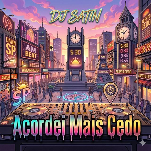 DJ Satin - 'Acordei Mais Cedo' [Ringtone]