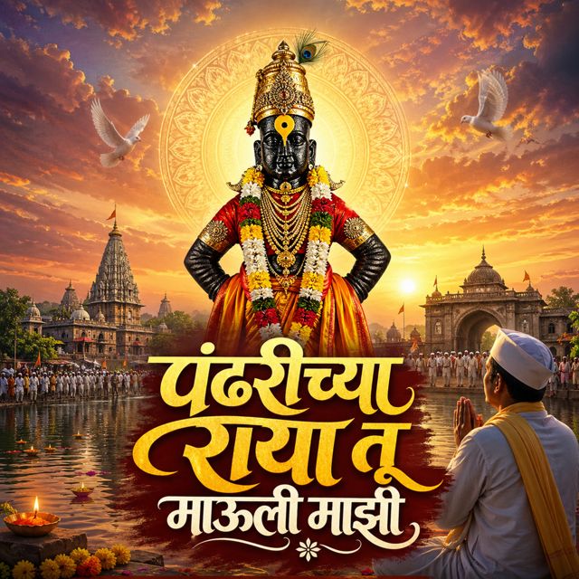 Sagar Mahajan SM - 'Pandharichya Raya Tu Mauli Majhi (feat. Nisha Mahajan)' [Ringtone]