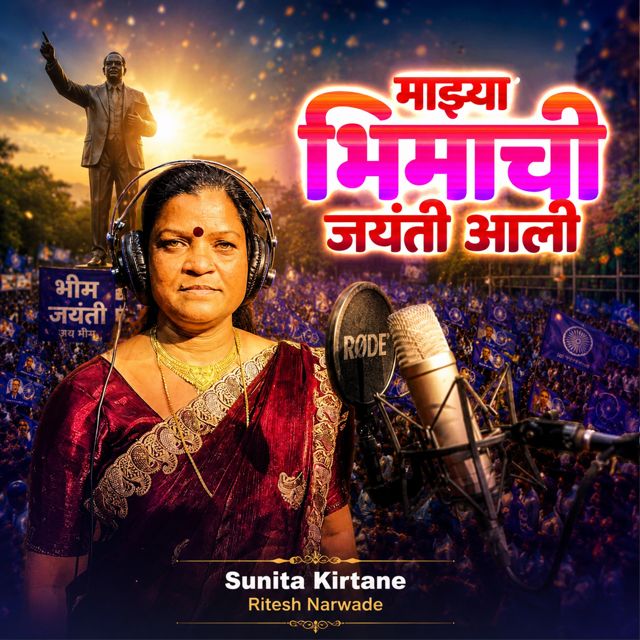 Sunita Kirtane - 'Majhya Bhimachi Jayanti Aali (feat. Ritesh Narwade)' [Ringtone]