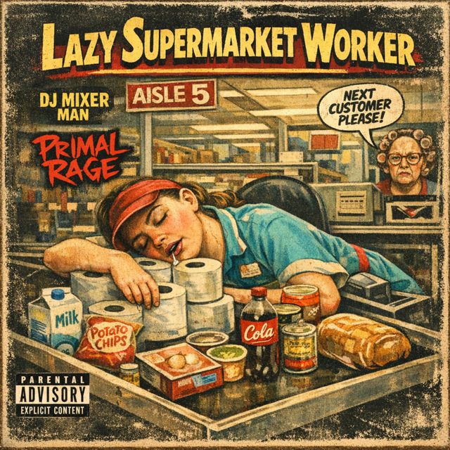 DJ Mixer Man - 'Lazy Supermarket Worker (feat. Primal Rage)' [Ringtone]