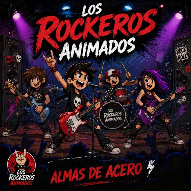 Los Rockeros Animados - 'Alma De Acero' [Ringtone]