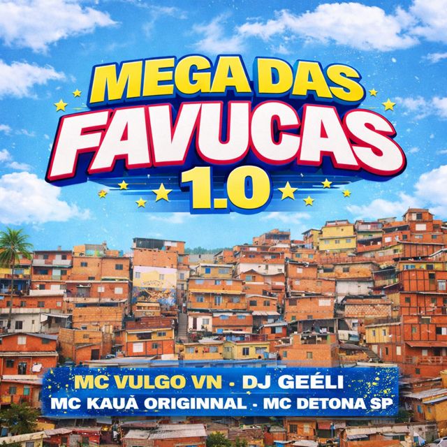 Dj geéli - 'Mega das Favucas 1.0 (feat. MC VULGO VN & Mc Detona SP & MC Kauã Original)' [Ringtone]
