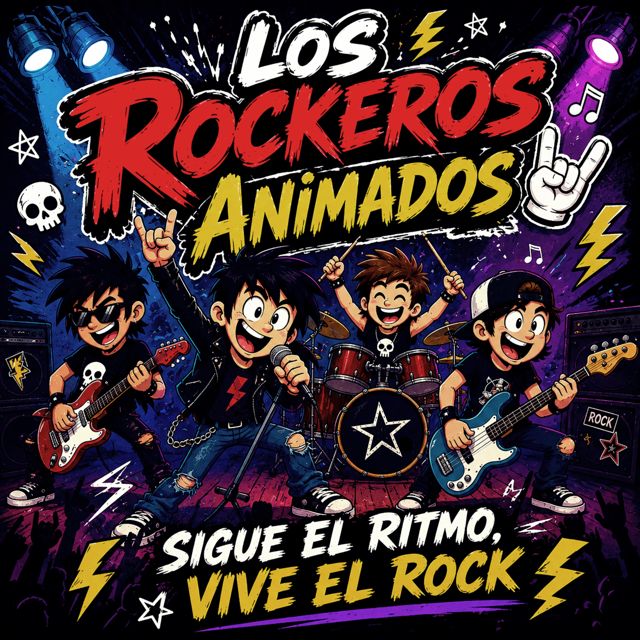 Los Rockeros Animados - 'Sique El Ritmo, Vive El Rock' [Ringtone]