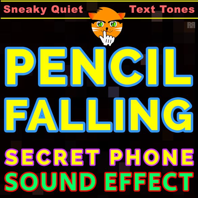 Sneaky Quiet Text Tones - 'Pencil Falling Secret Phone Sound Effect' [Ringtone]