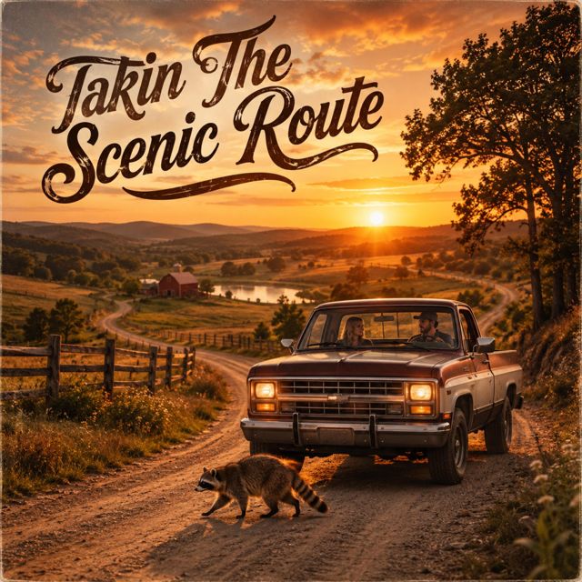 David Alan Johnson - 'Takin The Scenic Route (New Country Rock)' [Ringtone]