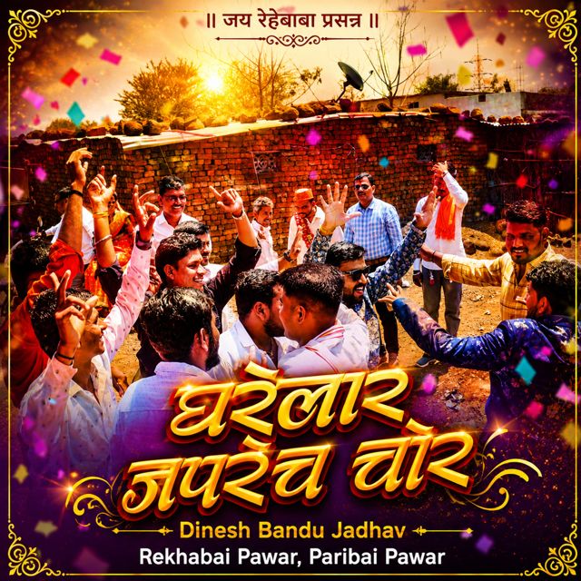 Dinesh Bandu Jadhav - 'Gharelar Japarech Chor (Live) (feat. Rekhabai Pawar & Paribai Pawar)' [Ringtone]
