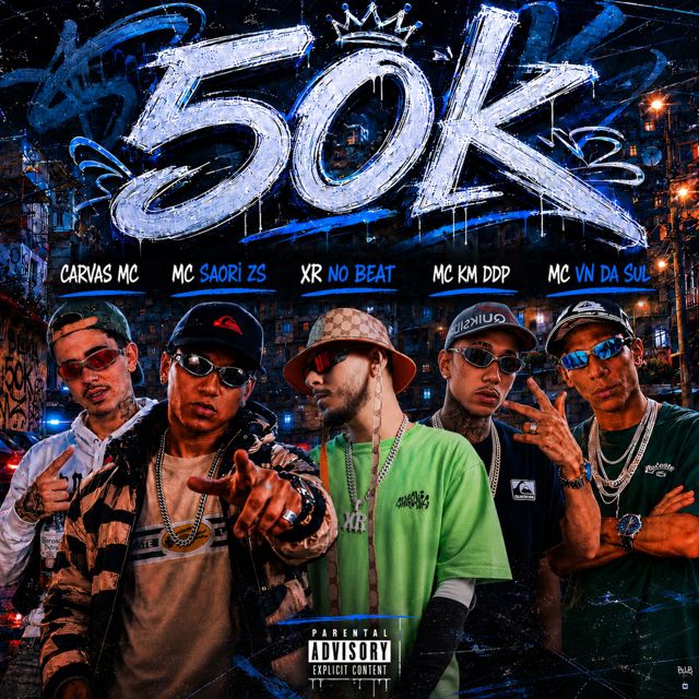Carvas Mc - '50K (feat. MC SAORI ZS & MC KM ddp & MC VN da Sul & Xr no Beat)' [Ringtone]