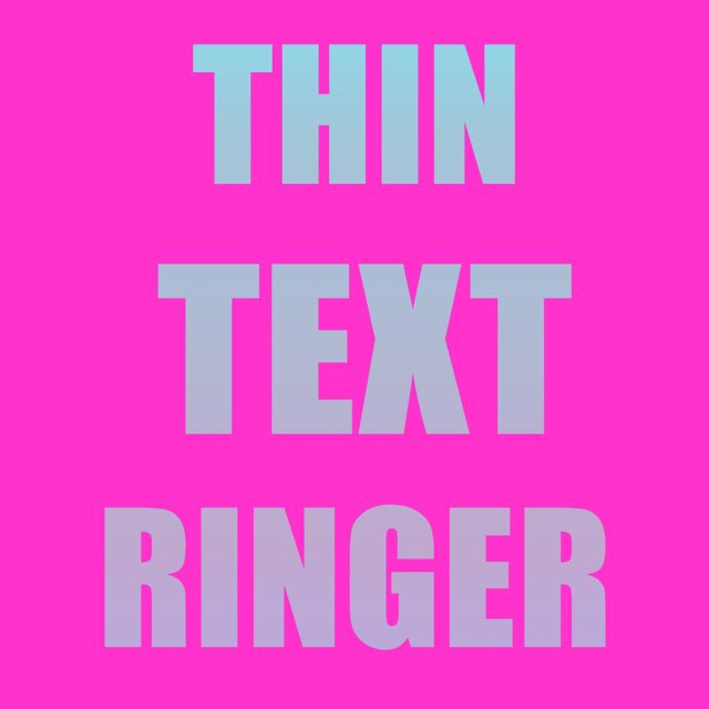 Texting Tones - 'Thin Text Ringer' [Ringtone]
