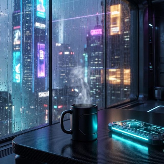 Neon Grid Drift - 'Polished Carbon Textures' [Ringtone]