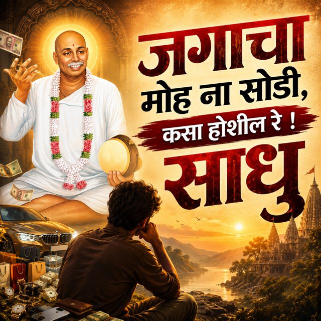 Sagar Mahajan SM - 'Jagacha Moha Na Sodi Kasa Hoshil Re Sadhu (Abhang) (feat. Nisha Mahajan)' [Ringtone]