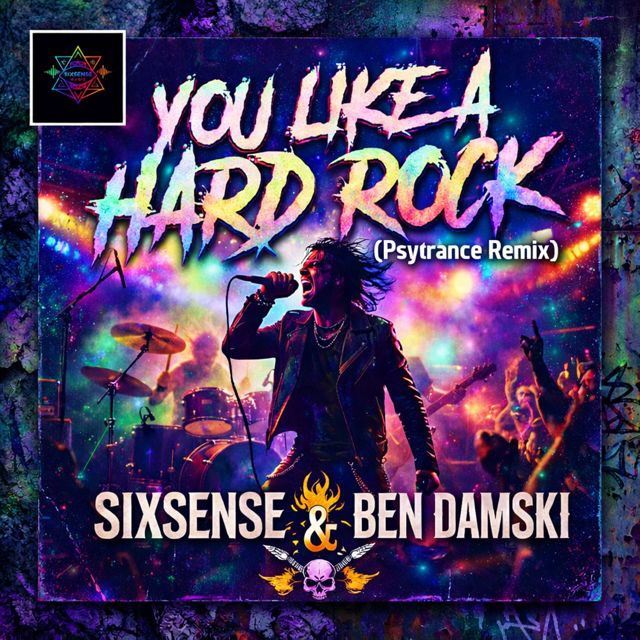 Sixsense - 'You Like A Hard Rock (Psytrance Remix) (feat. Ben Damski)' [Ringtone]