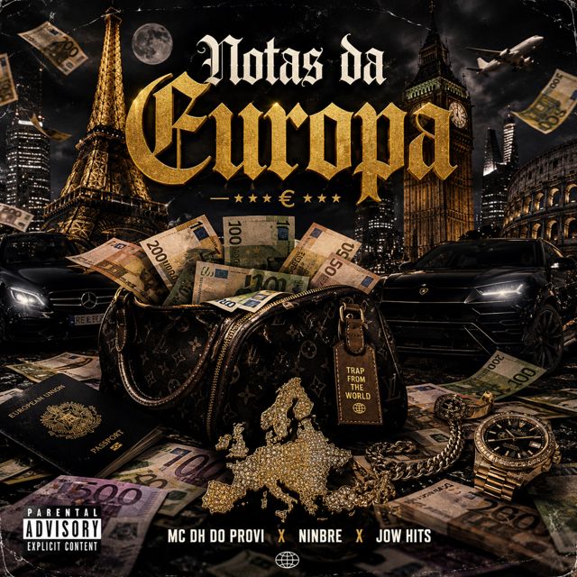 MC DH DO PROVI - 'Notas da Europa (feat. NINBRÊ & JOW HITS)' [Ringtone]