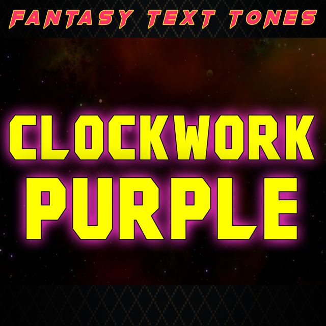 Fantasy Text Tones - 'Clockwork Purple' [Ringtone]