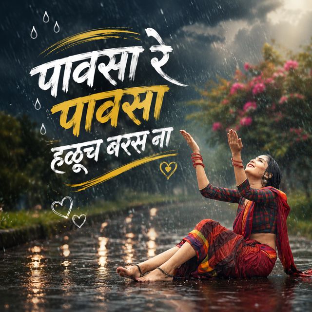 Aarti Patil - 'Pavsa Re Pavsa Haluch Baras Na' [Ringtone]