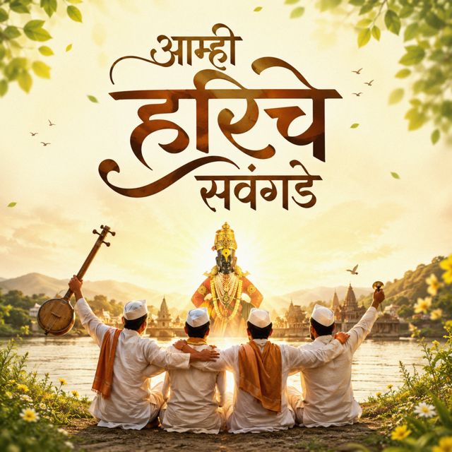 Sagar Mahajan SM - 'Amhi Hariche Savangade (feat. Ashok Koli & Nisha Mahajan)' [Ringtone]