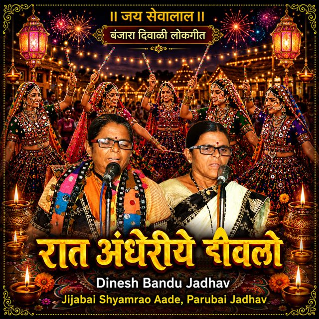 Dinesh Bandu Jadhav - 'Rat Andheriye Divlo (Live) (feat. Jijabai Shyamrao Aade & Parubai Jadhav)' [Ringtone]