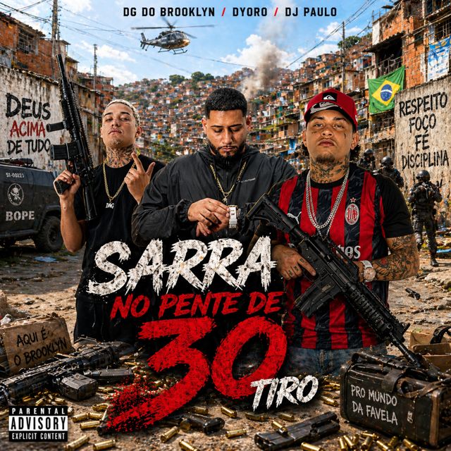 DG DO BROOKLYN - 'Sarra No Pente De 30 Tiro (feat. Dyoro & Dj Paulo)' [Ringtone]