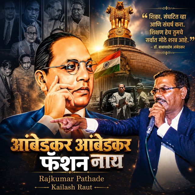 Rajkumar Pathade - 'Aambedkar Aambedkar fashan Nay (Live) (feat. Kailash Raut)' [Ringtone]