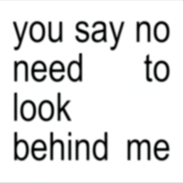 Bill Clesen - 'you say no need to look behind me' [Ringtone]