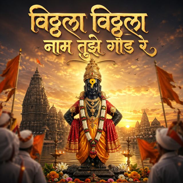 Sagar Mahajan SM - 'Vitthala Vitthala Nam Tujhe God Re (feat. Nisha Mahajan)' [Ringtone]