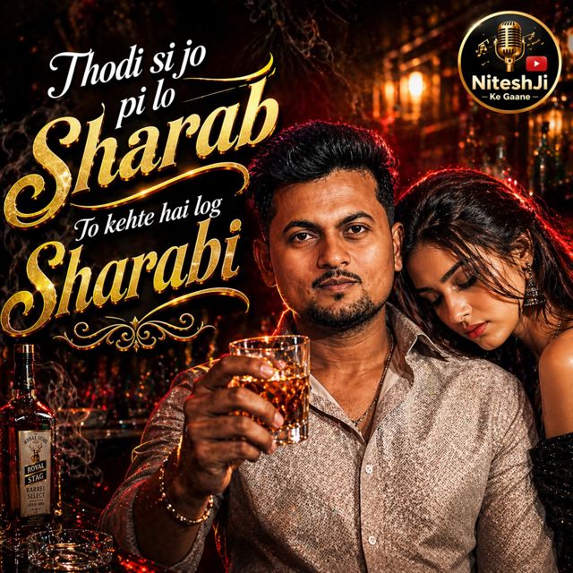 NiteshJiKeGaane - 'Thodi si jo pi lo sharab To kehte hai log Sharabi (feat. Nitesh Thakur)' [Ringtone]