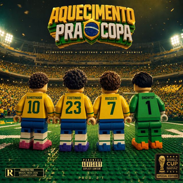 Slimeethiago - 'AQUECIMENTO PRA COPA (feat. Rosseti & Coutinho & NAMAZ & Snow1st)' [Ringtone]