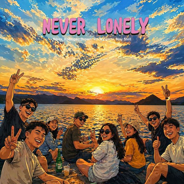 Rnck Zparta - 'Never Lonely (feat. Rikex & Kobogau Brown & Nay Stell)' [Ringtone]