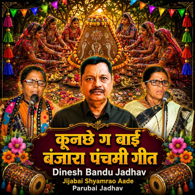 Dinesh Bandu Jadhav - 'kunache g Bai BANJARA PANCHMI GEET (Live) (feat. Jijabai Shyamrao Aade & Parubai Jadhav)' [Ringtone]