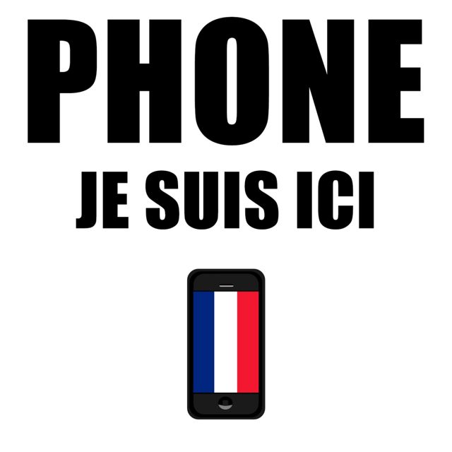 French Texte - 'Phone Je Suis Ici' [Ringtone]