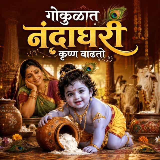 Sagar Mahajan SM - 'Gokulat Nandaghari Krushna Vadhato' [Ringtone]