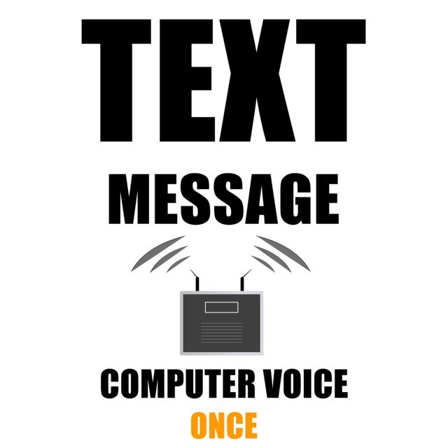 My Robot Phone - 'Text Message Computer Voice Once' [Ringtone]