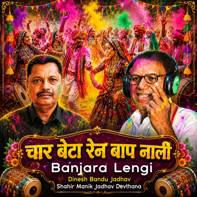Shahir Manik Jadhav Devthana - 'Char Beta Ren Bap Nali Banjara Lengi (Live) (feat. Dinesh Bandu Jadhav)' [Ringtone]