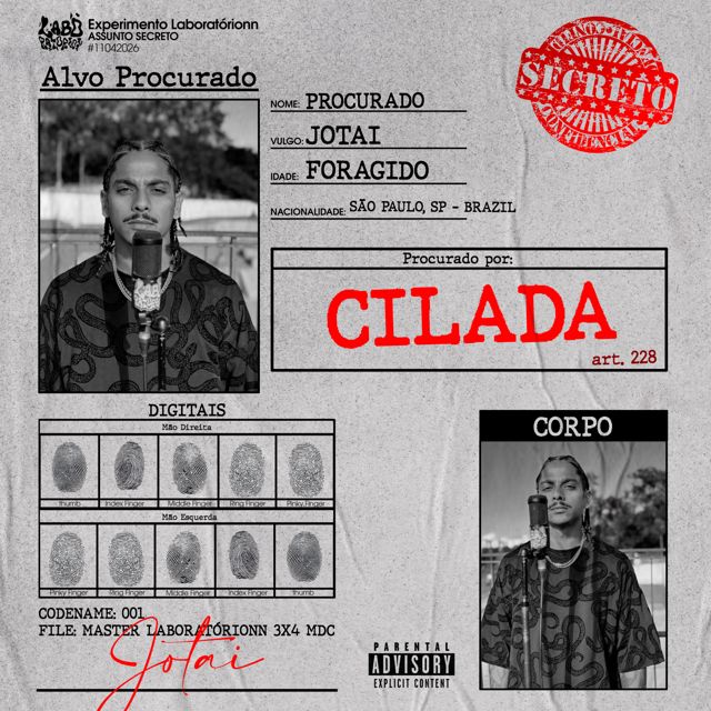 JOTAÍ - 'Cilada - 3x4 (feat. Laboratórionn)' [Ringtone]