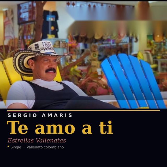 estrellas vallenatas de Sergio Amaris - 'TE AMO A TI ( VERSIÓN ACUSTICA)' [Ringtone]