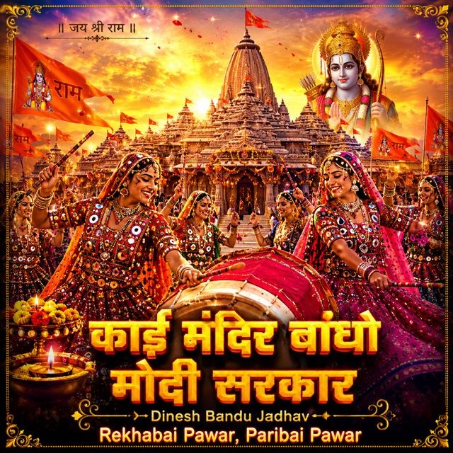Dinesh Bandu Jadhav - 'Kai Mandir Bando Jordar Modi Sarkar (Live) (feat. Rekhabai Pawar & Paribai Pawar)' [Ringtone]